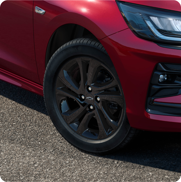 Llantas de aleación de 16 pulgadas del Chevrolet Onix RS